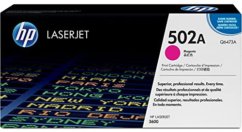 TONER MAGENTA 502A /LJ3600 4K/Q6473A HP