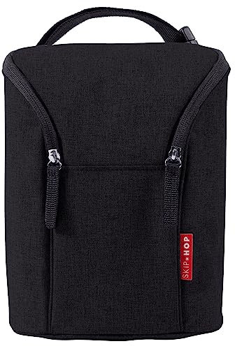 Skip Hop Double Bottle Bag (Black)