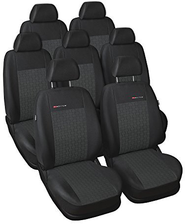 Auto-Dekor 317-p1 | Maß Grau | Set Komplettset 7-Sitze | Sitzbezüge Sitzbezug Schonbezug Schonbezüge Autoschonbezug Autositzbezug Sitzauflagen Sitzschutz Elegance