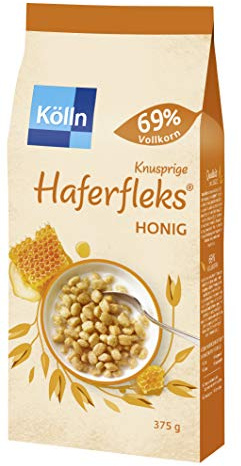 Kölln Vollkorn Haferfleks Knusper-Honig, 4er Pack (4x 750 g)