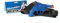 Bristol Novelty BA312 Gangster Holster und Pistole, Blau, unisex-erwachsene, Einheitsgröße