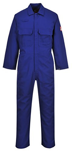 Portwest Buzo Ignífugo Bizweld, Tamaño: S, Color: Azulina, BIZ1RBRS
