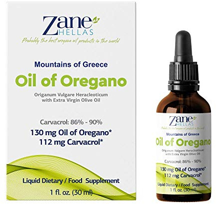 Zane 70% Greek Oregano Oil Blend with 30% Olive Oil, 30 ml