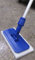 SYR Swivel-Head Mop - Blue, Cotton Head - 1.2m Handle, 4 Pads (2x Black Scrubbing, 2x White Emulsifying) - Floor & Tile Cleaning