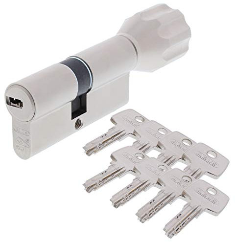 ABUS EC550 Profil-Knaufzylinder Länge Z55/K45mm 8 Schlüssel