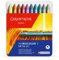 Caran d'Ache Metalldose mit 10 Wachspastellkreiden, verschiedene Metallic-Farben, Einheitsgröße (10er Pack)