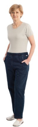 4510 Pflegeoverall Care Active Aktivoverall Jeans mit Rückenreißverschluss für Damen und Herren (S)