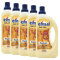 5x emsal Boden-Pflege Parkett 1 Liter mit Bioprotect - Aufquellschutz, Sauberkeit & Seidenglanz