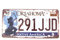 15,2 x 30,5 cm Vintage Feel Rustikales Zuhause, Bad und Bar Wanddekoration Auto Fahrzeug Nummernschild Souvenir Metall Blechschild (OKLAHOMA 291JJD)