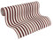 Metropolis by Michalsky Living Vliestapete Soho Tapete Streifentapete 10,05 m x 0,53 m grau rot Made in Germany 303973 30397-3