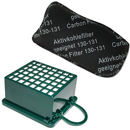 KIT Filtro HEPA / EPA + Filtro ODORI per aspirapolvere Vorwerk Folletto Kobold VK 130, 131 SC, VK130, VK131
