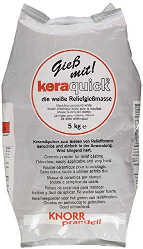 Knorr Prandell 212160005 keraquick Gießmasse 5 kg Weiß