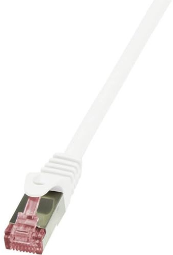 LogiLink CQ2061S Cat.6 S/FTP PIMF PrimeLine Patch Cable, 3 Meter Length, White, White, 3 Meter Length