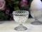 Chic Antique Eierbecher Eier Glas Deko Landhaus Nostalgie Antik Shabby Vintage (1 Stück)