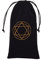 BLESSUME Tarot Beutel Tunnelzug Tasche (Schwarz 1)