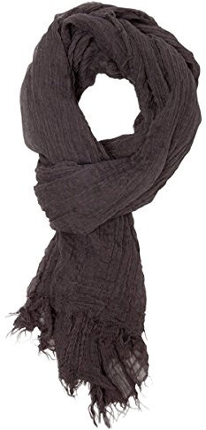Schaufenberger Schal, Grau, Leicht, indoor & outdoor Schal, dünn, weich, one size long