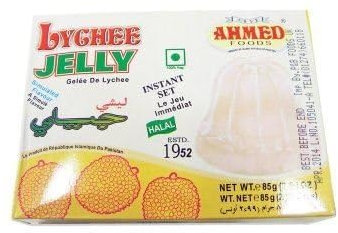 Ahmed - Götterspeise/Gelee mit Geschmacksrichtung Litschi - 3 x 85 g