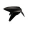 one by Camamoto Cod 77366734 Kunststoffverkleidung Schutzblech vorne Farbe Schwarz glänzend kompatibel mit Yamaha Aerox/MBK Nitro