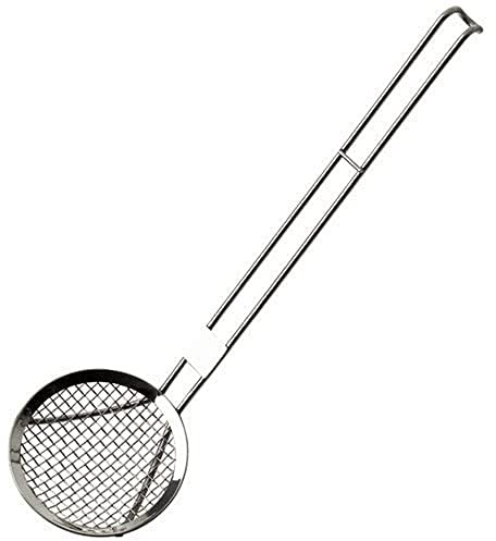LACOR 67415 Fritierloffel Edelstahl 18/10 15 cm | Aus lebensmittelechtem Edelstahl gefertigt; hohe Korrosionsbeständigkeit und Haltbarkeit im täglichen Gebrauch