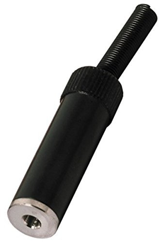 Monacor pg-303j Jack 3,5 mm schwarz Aderverbinder – Verbinder Fäden (schwarz)
