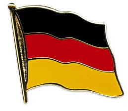 Buddel-Bini Versand Pin Anstecker Flagge Fahne Deutschland Nationalflagge Flaggenpin Badge Button Flaggen Clip Anstecknadel