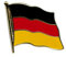 Buddel-Bini Versand Pin Anstecker Flagge Fahne Deutschland Nationalflagge Flaggenpin Badge Button Flaggen Clip Anstecknadel