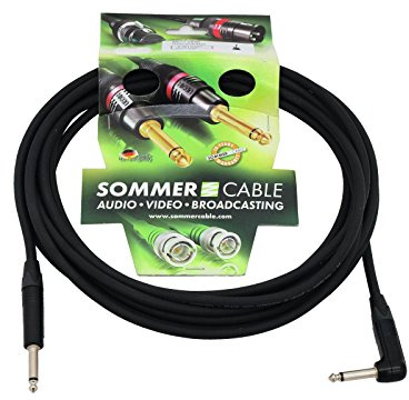 SOMMER 30227522 Klinkenkabel (6,3 mono, 6 m) schwarz