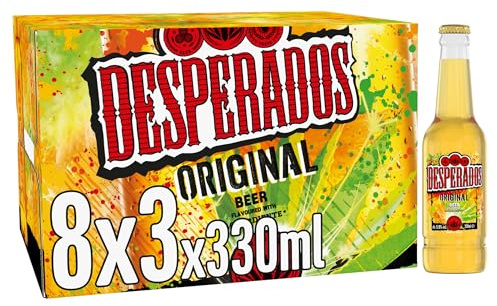 Desperados Tequila Lager Beer Bottles 8 x 3 x 330ml