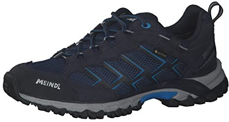 Meindl Herren Schuhe Nebraska Mid GTX 3424 Marine/Anthrazit 46 (UK 11)
