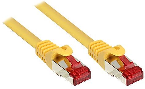 Good Connections Patchkabel, Cat. 6, S/FTP, PiMF, PVC, 250MHz, gelb, 5m