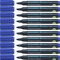 Schneider Maxx 133 Permanent-Marker mit Keilspitze (Strichstärke: 1-4 mm, nachfüllbar) 10er Packung blau