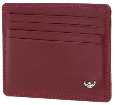 Golden Head Polo Credit Card Case Red
