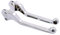 Sporthebel SIP chrom, L 145mm, 2 Stück kompatibel für VESPA PK 50 XL FL 50 V5N1T 2T AC 90-, PK 50 XL/Elestart 50 V5X3T 2T AC 85-90, PX 80 E Lusso/EFL/Arcobaleno/Elestart 8