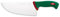 Sanelli Premana Professional Coltello Largo, Acciaio Inossidabile, Verde/Rosso, 34.5 x 3 x 8 cm