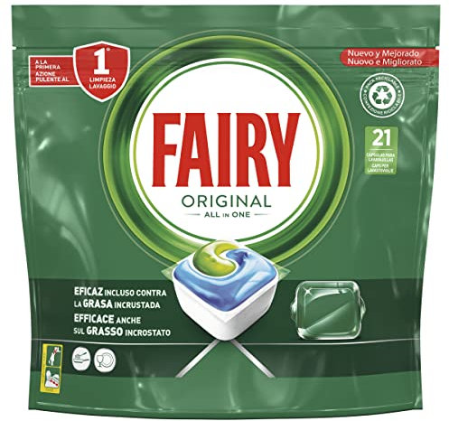 Fairy Original Alles in Uno Caps für Geschirrspüler, 100 Stück