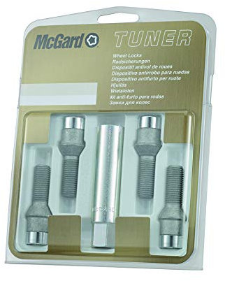 McGard 27196SU Wheel Protection Bolts Tuner M12x1.25 Cone Seat Shaft Length 24 mm SW17