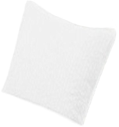 Janine Mako Soft Seersucker Kissenbezug in 19 Uni Farben 40x40 in weiß