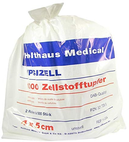 ZELLSTOFFTUPFER YPSIZELL 4x5 cm 1000 St