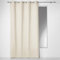 douceur d'Intérieur - 1604624, Vorhang Mit Osen, 140 X 240 cm, Panama Uni, Panama Unifarben, Beige