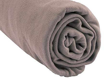 Easy Dort Spannbettlaken, 90 x 190 cm, 90 x 200 cm, für Einzelbett 90 x 190 cm, dehnbar, Bambus, hypoallergen, Taupe, Braun, atmungsaktiv, gesunder Schlaf, Marke Öko-Tex | Qualität | hergestellt in