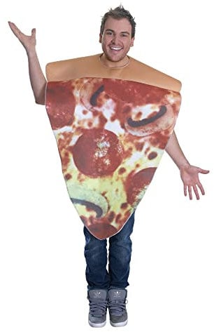 Bristol Novelty AC776 Pizza Kostüm, Einheitsgröße, Mehrfarbig