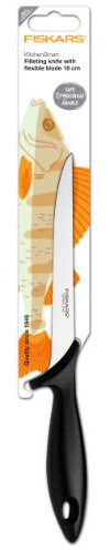 Fiskars Filetiermesser, Gesamtlänge: 30 cm, Qualitätsstahl, Kitchen Smart, 1002852