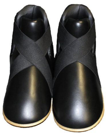 Lisaro Anatomic Profi Schutz der Fuß/Fußschutz für das Kickboxen/Kickboxen Schuhe. Safetys Fußschutz Damen Herren Kinder XXS, XS, S, M, L, XL und XXL schwarz – weiß.