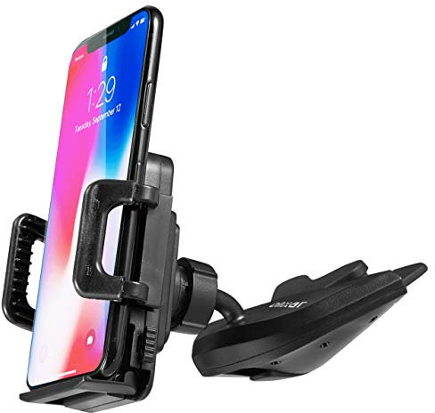 Olixar CD Slot Phone Holder - Car Phone Mount - Adjustable Premium Cradle with 360 Degree Rotation - Universal Fit for all iPhone, Samsung Galaxy and More