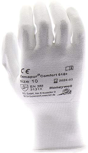 KCL 616 Größe 7 Schutzhandschuhe, Weiß