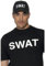 Smiffys SWAT Baseballkappe, Schwarz