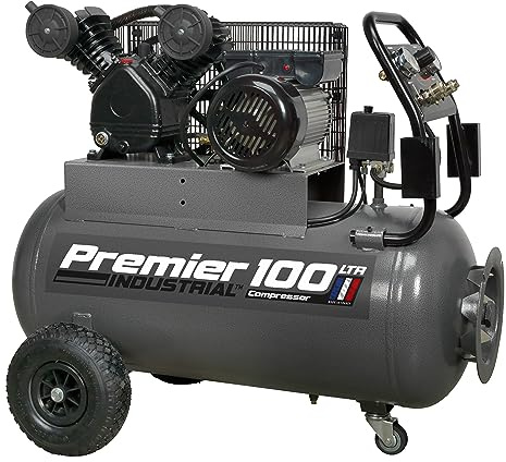 Sealey Sac3103B Compressor 100Ltr Belt Drive 3Hp with Front Control Panel