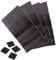 WINTEX - 112 Placas Magnéticas Autoadhesivas - Láminas Magnéticas Adhesivas de 20 mm x 20 mm x 1.2 mm - Placas Resistentes en Negro - Imanes Pegatina Adhesivos - para Fijar Fotos en Pizarra