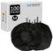 Geekria 100 Pairs Disposable Headphone Covers for Over-Ear and MRI Headsets, Stretchable Sanitary Ear Pads, Hygienic Earcup Cushion Protectors (M, Black)