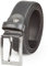 LINDENMANN Leder-Gürtel Herren 35 mm breit, Gürtel Herren Vollrindleder grau, Größe/Size:120